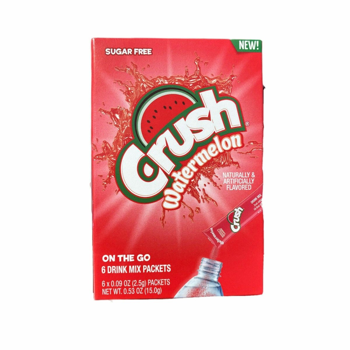 Crush Singles To Go Watermelon 6 Pack 15.6g