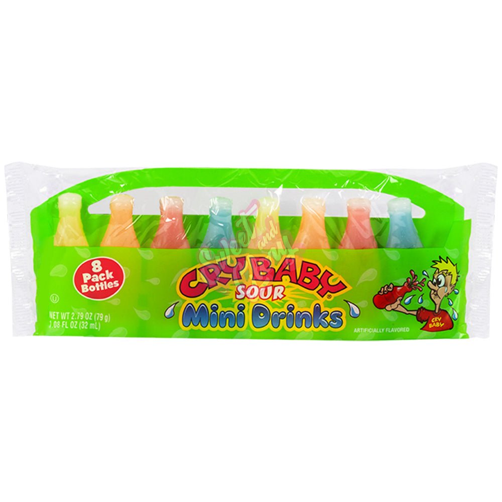 Cry Baby Sours Mini Drinks 8 Pack 79g