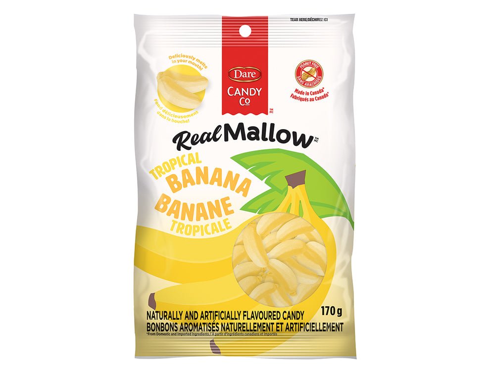 Dare Candy Co Real Mallow Tropical Banana (Canada) 170g