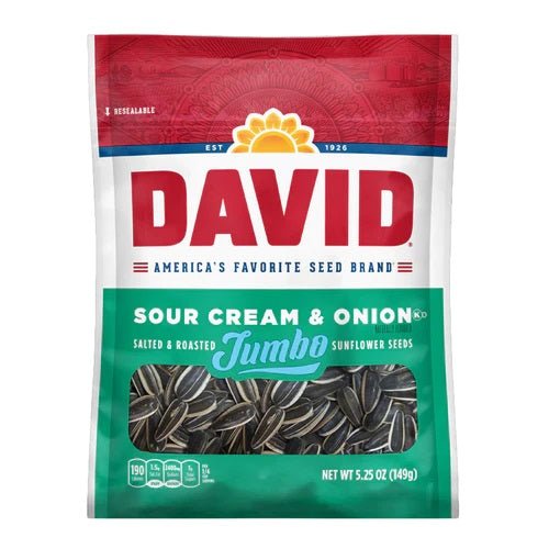 David's Sunflower Seeds Sour Cream & Onion 149g