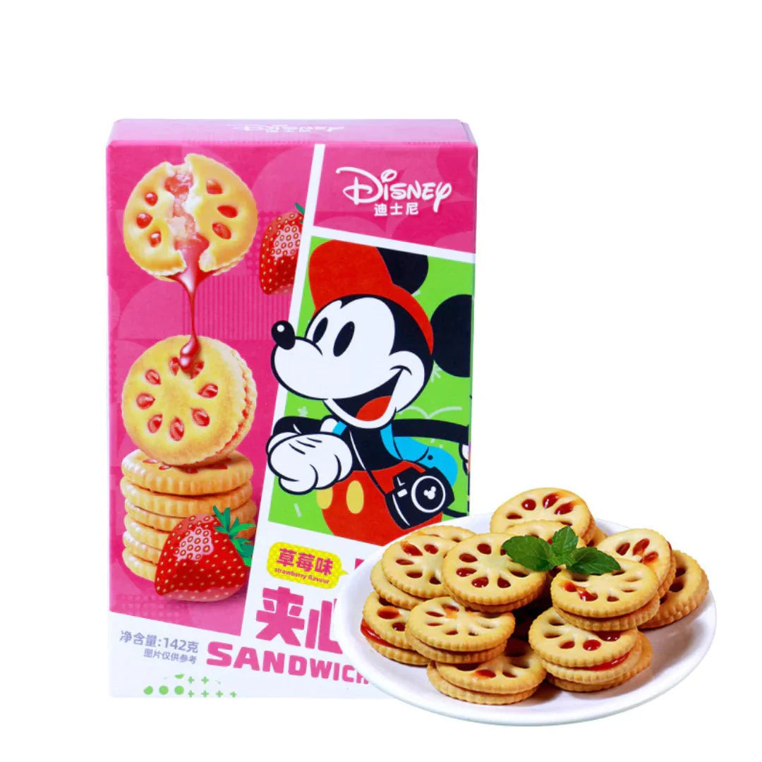 DISNEY SANDWICH BISCUIT STRAWBERRY 142G