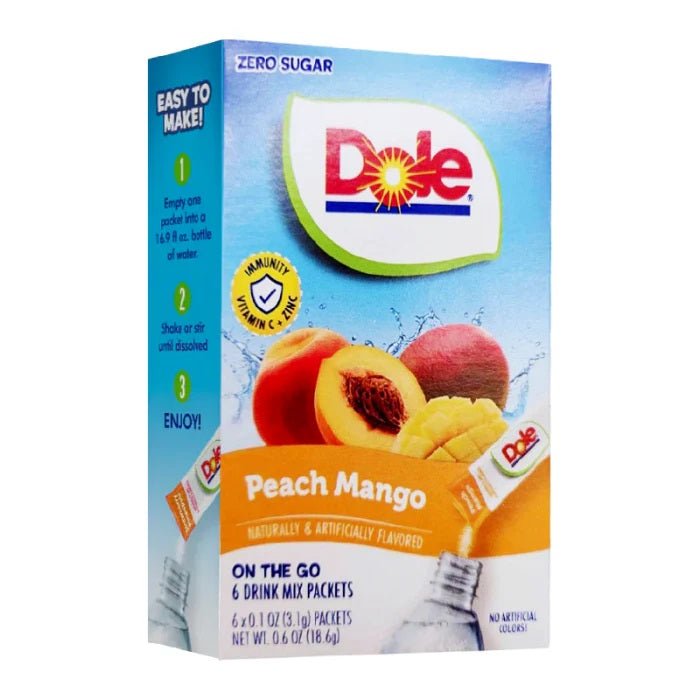 Dole Singles To Go Peach Mango 18g