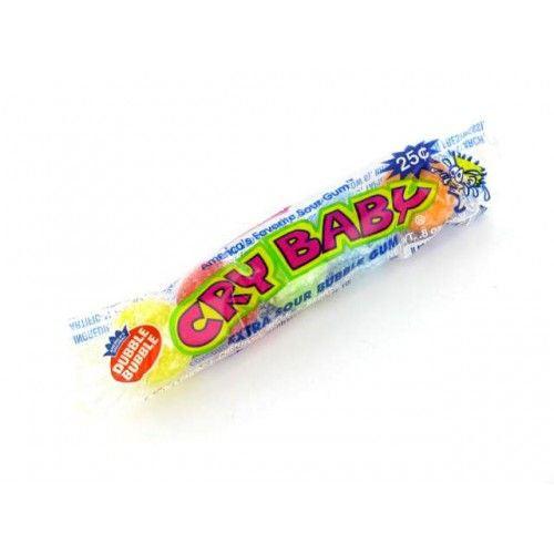 Dubble Bubble Cry Baby Sours 4 Ball Tube