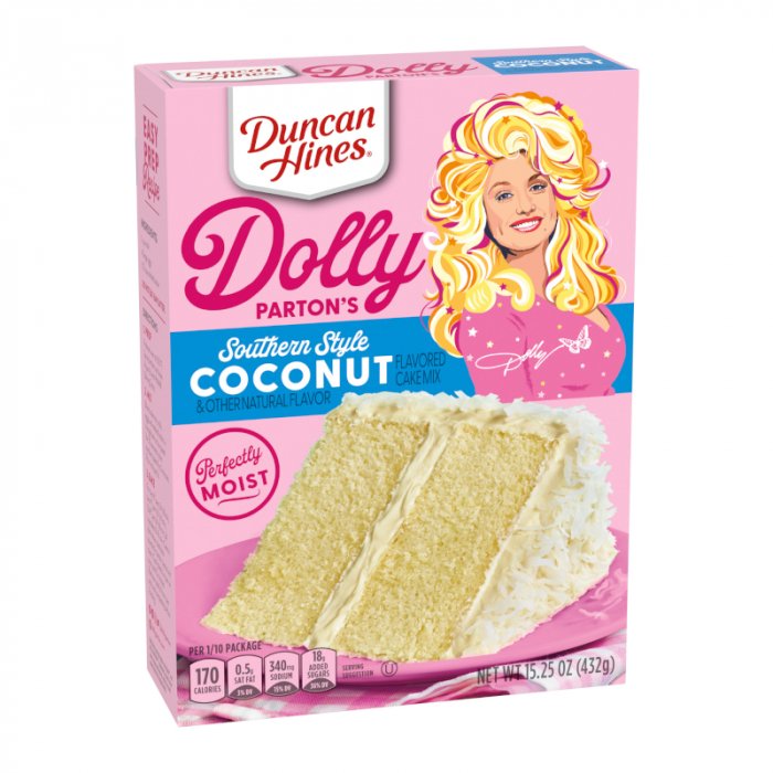 Duncan Hines Dolly Parton's Southern Style Coconut Cake Mix 15.25oz 432g