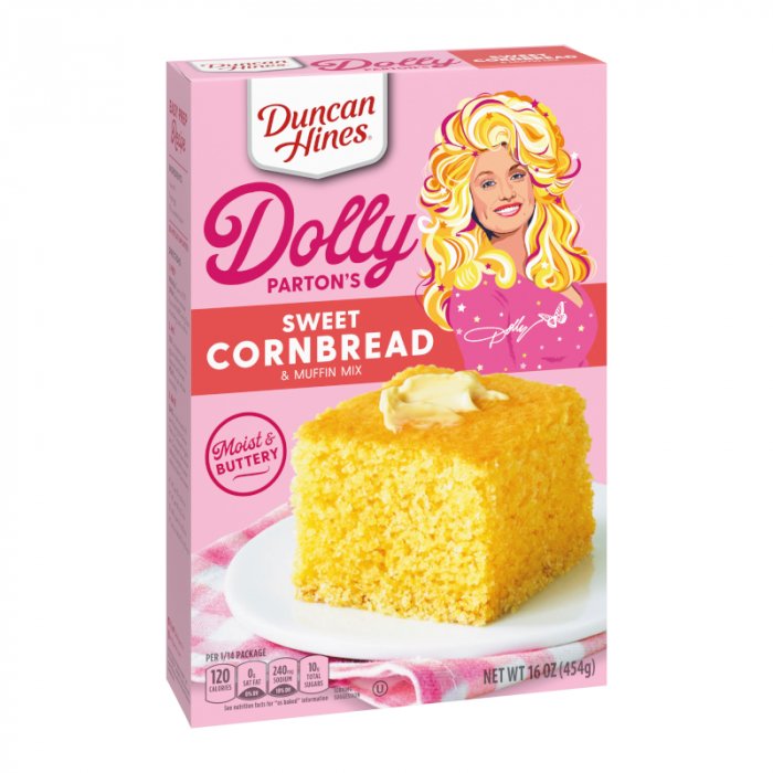 Duncan Hines Dolly Parton's Sweet Cornbread Mix 16oz 454g