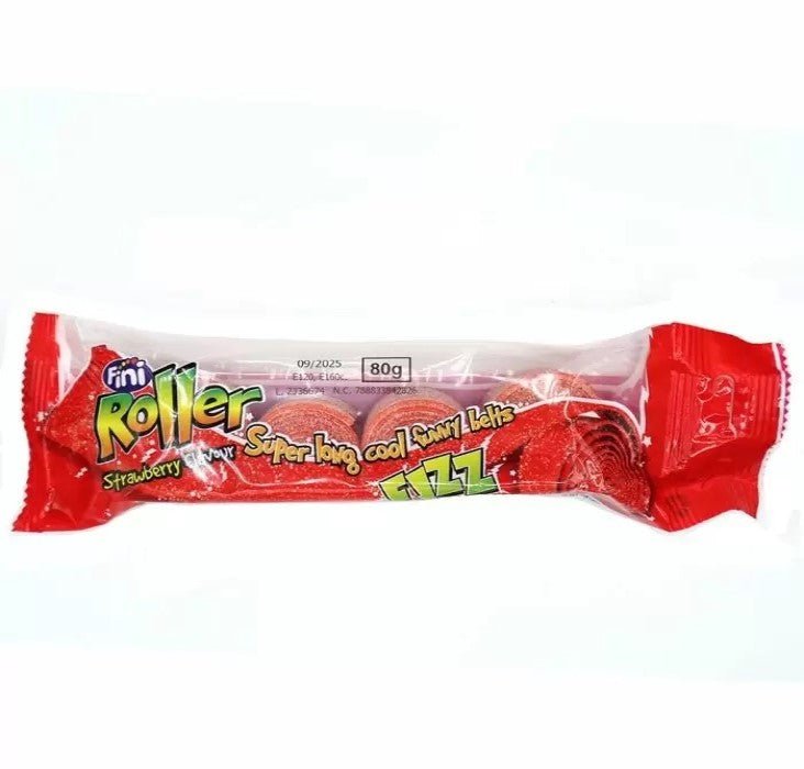 Fini Strawberry Roller Fizz 4 Pack 80g