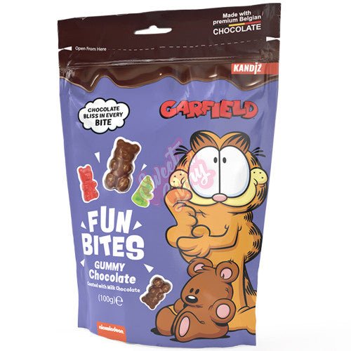 Garfield Fun Bites Gummy Chocolate 100g