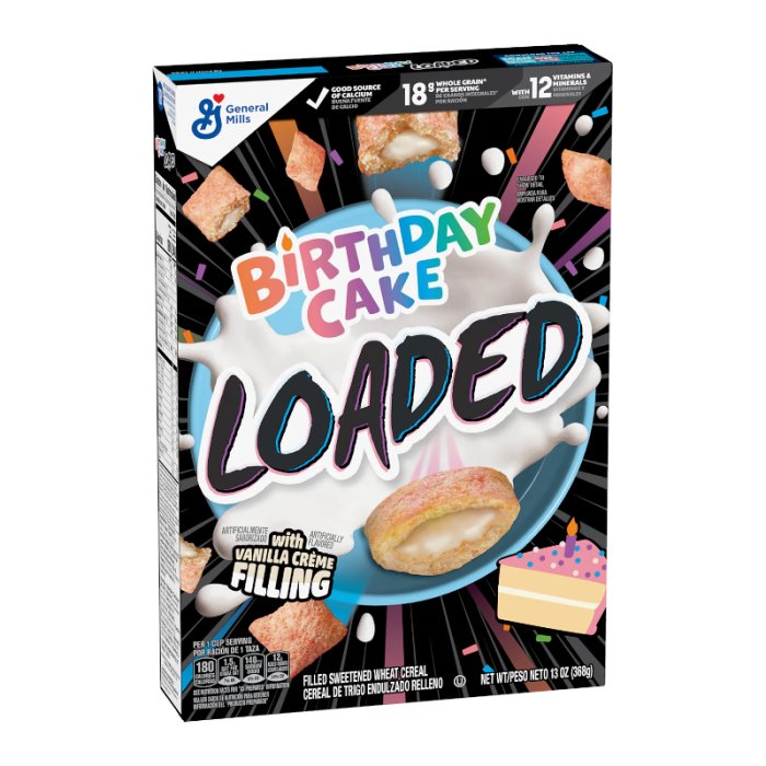 General Mills Birthday Cake Loaded 368g