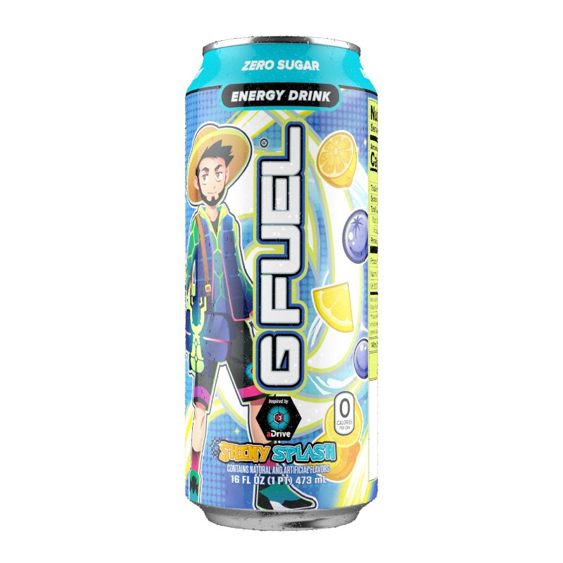 Gfuel Shiny Splash Blueberry Lemonade 473ml