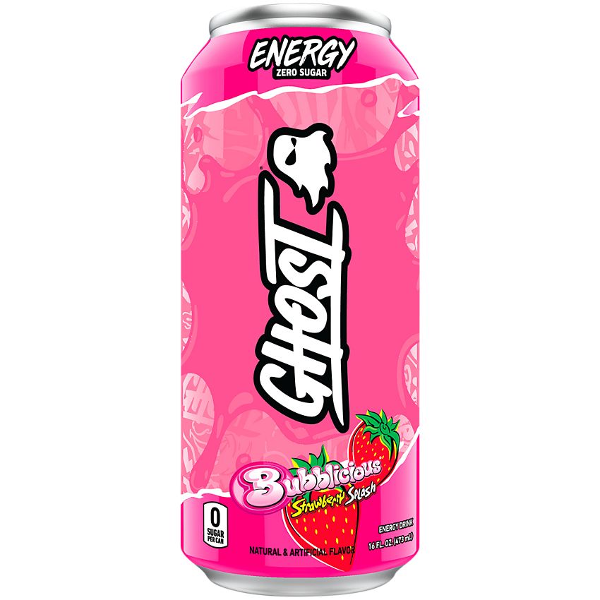 Ghost Energy Bubblicious Strawberry Splash 473ml