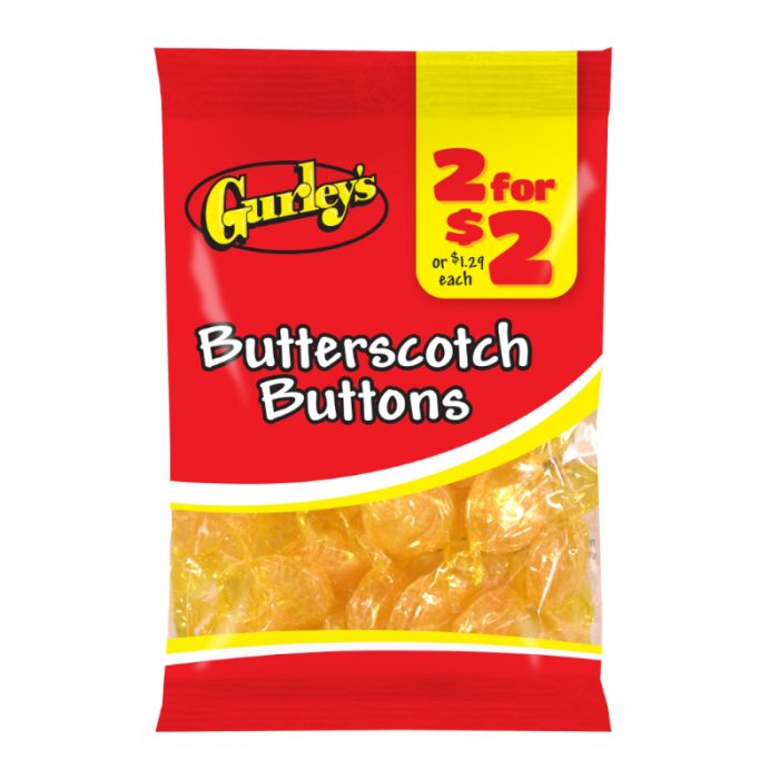 Gurley's Butterscotch Buttons 92g