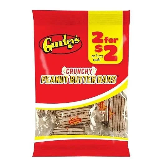 Gurley's Crunchy Peanut Butter Bars 92g