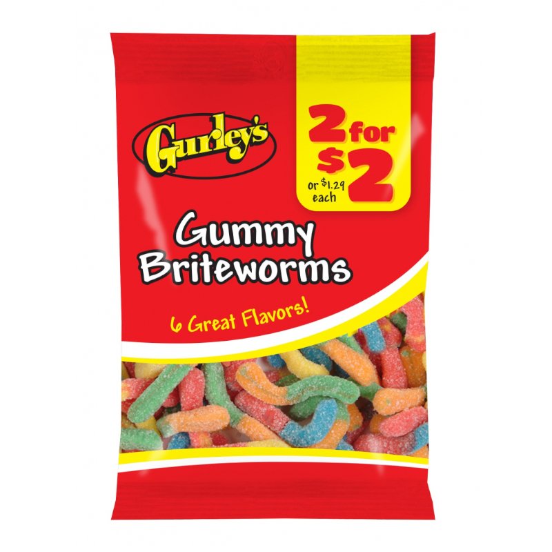Gurley's Gummy Briteworms 78g