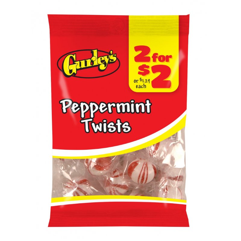 Gurley's Peppermint Twists 50g