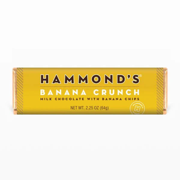 Hammond's Banana Crunch Chocolate Bar 64g
