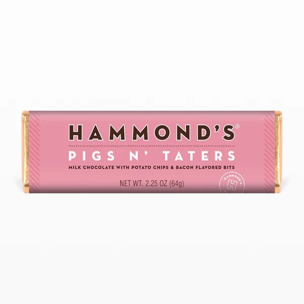 Hammond's Pigs N' Taters Chocolate Bar 64g