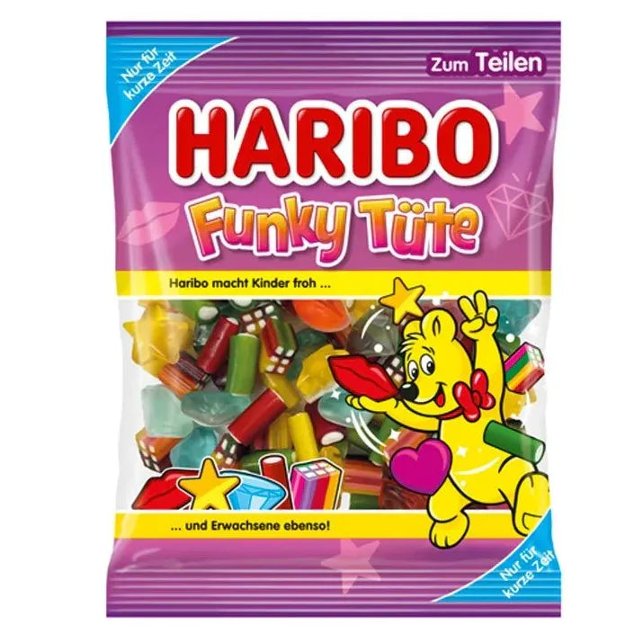 Pale Violet Red Haribo Funky Tute (Germany) 160g
