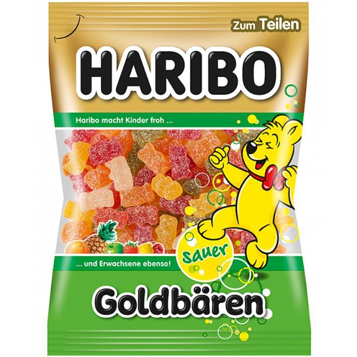 Haribo Goldbears Sour (Germany) 175g Best Before (March 2024)