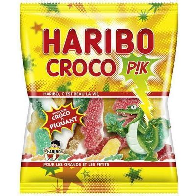White Smoke Haribo Mini Croco Pik 40g (France)