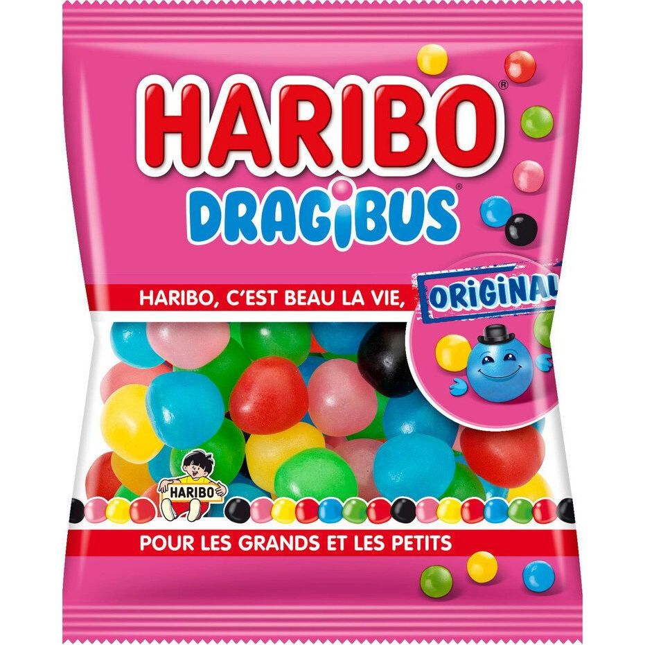Pale Violet Red Haribo Mini Dragibus 40g (France)