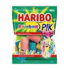 White Smoke Haribo Mini Rainbow Pik 40g (France)