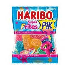 White Smoke Haribo Mini Super Frite Pik 40g (France)