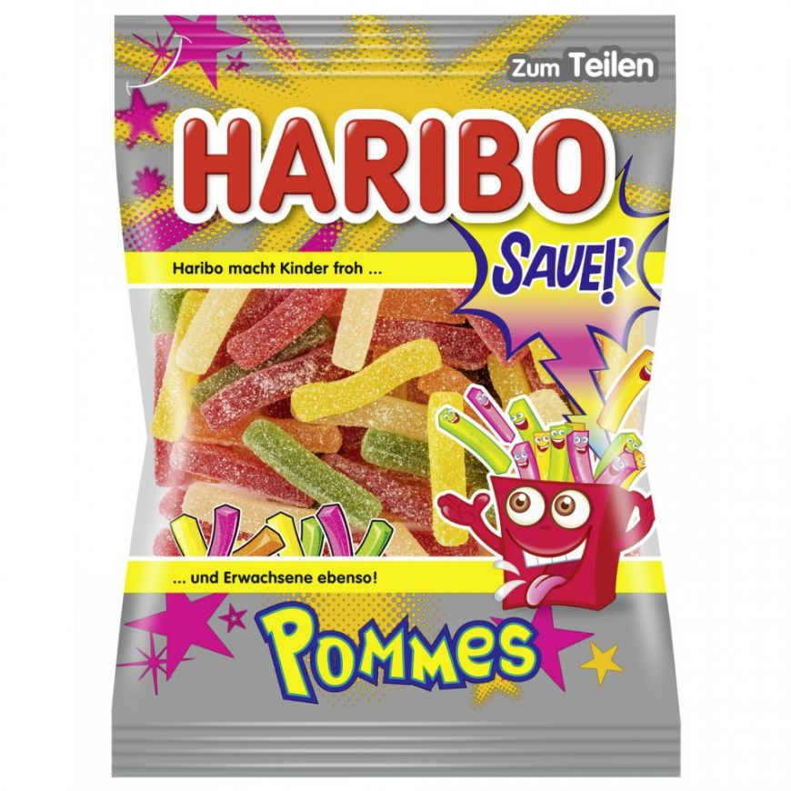 Haribo Pommes Sauer Sour Fries (Germany) 175g