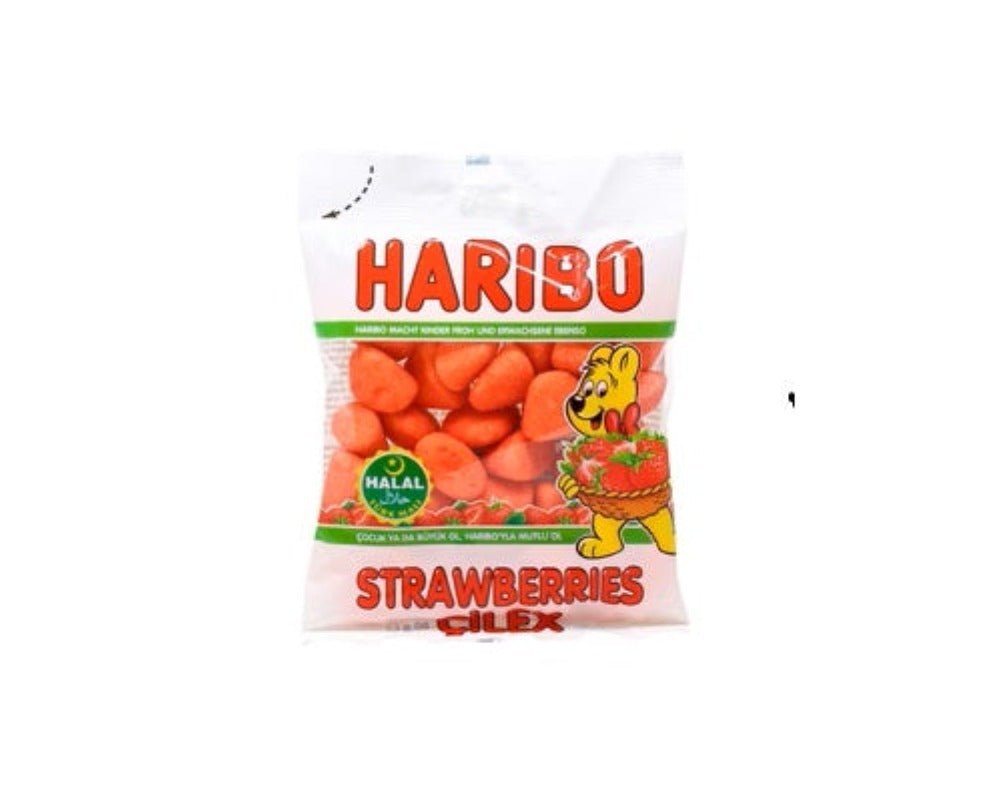 Haribo Primavera Strawberries (Halal) 80g