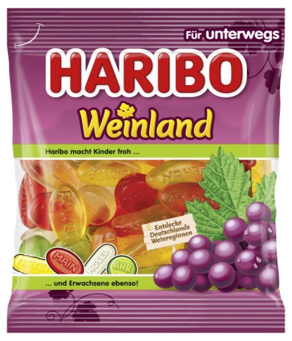 Haribo Weinland 100g Best Before (August 2024)