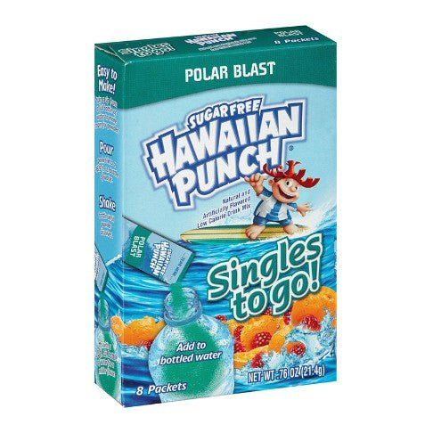 White Smoke Hawaiian Punch Green Polar Blast Singles to Go 25.6g