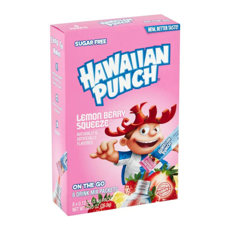 Hawaiian Punch Lemon Berry Squeeze Singles to Go 25.6g