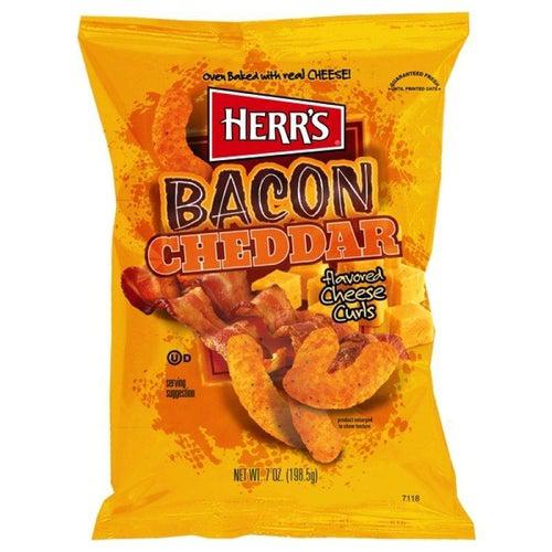 Herr's Bacon Cheddar Cheese Curls 184.3g