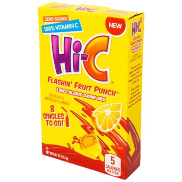 Hi-C Flashin' Fruit Punch Singles To Go 17g
