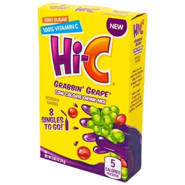 Hi-C Grabbin' Trauben-Singles zum Mitnehmen, 18 g