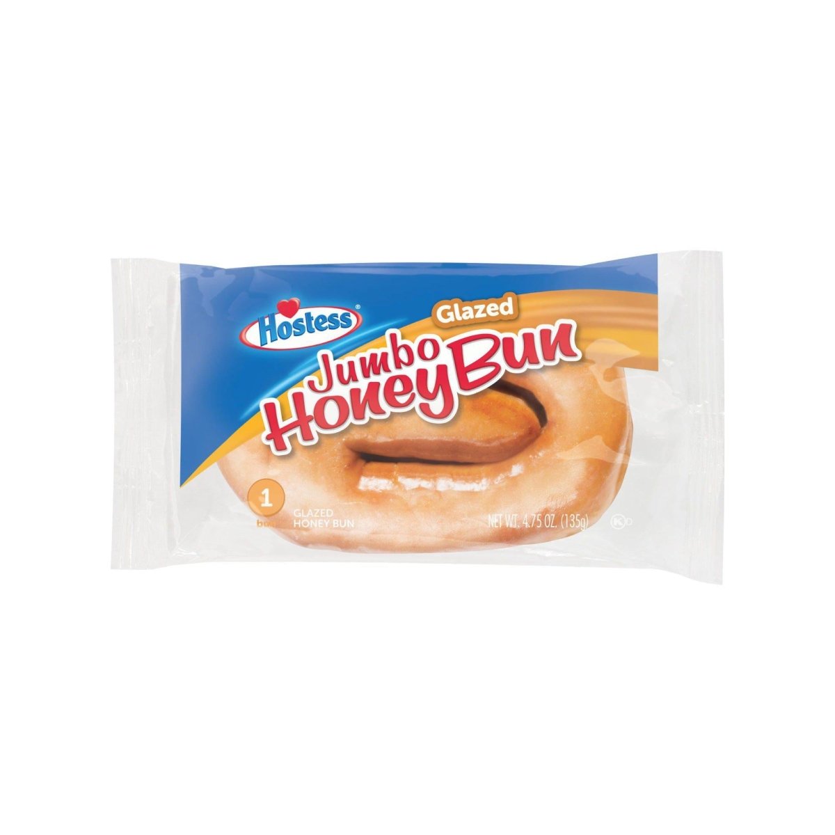 Hostess Glazed Jumbo Honey Bun 113g