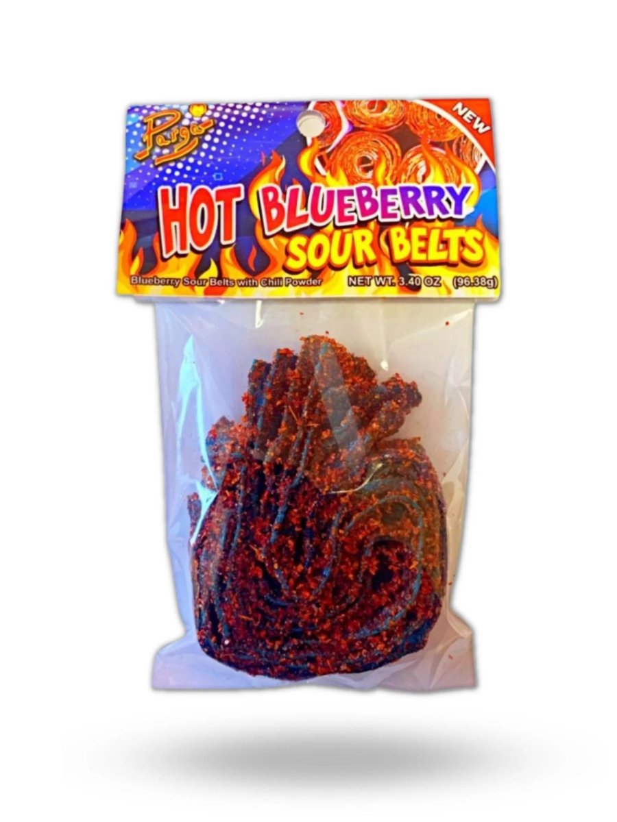 Hot Blueberry Sour Belts 55g