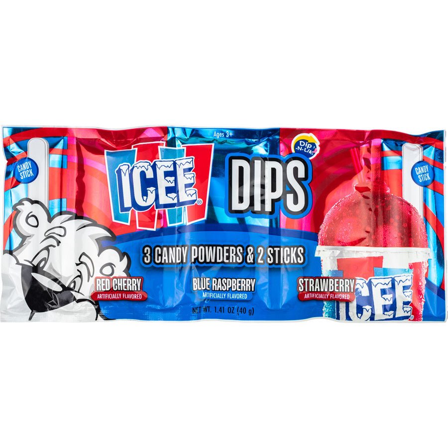 Icee 3pk Dips Candy Powders 40g