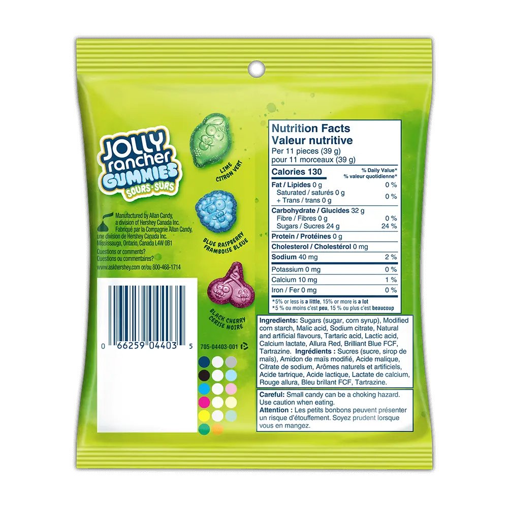 Jolly Rancher Gummies Sours 182g