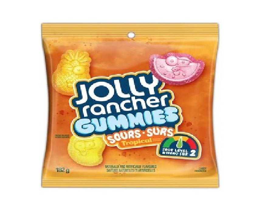 Jolly Rancher Gummies Sours Tropical 182g