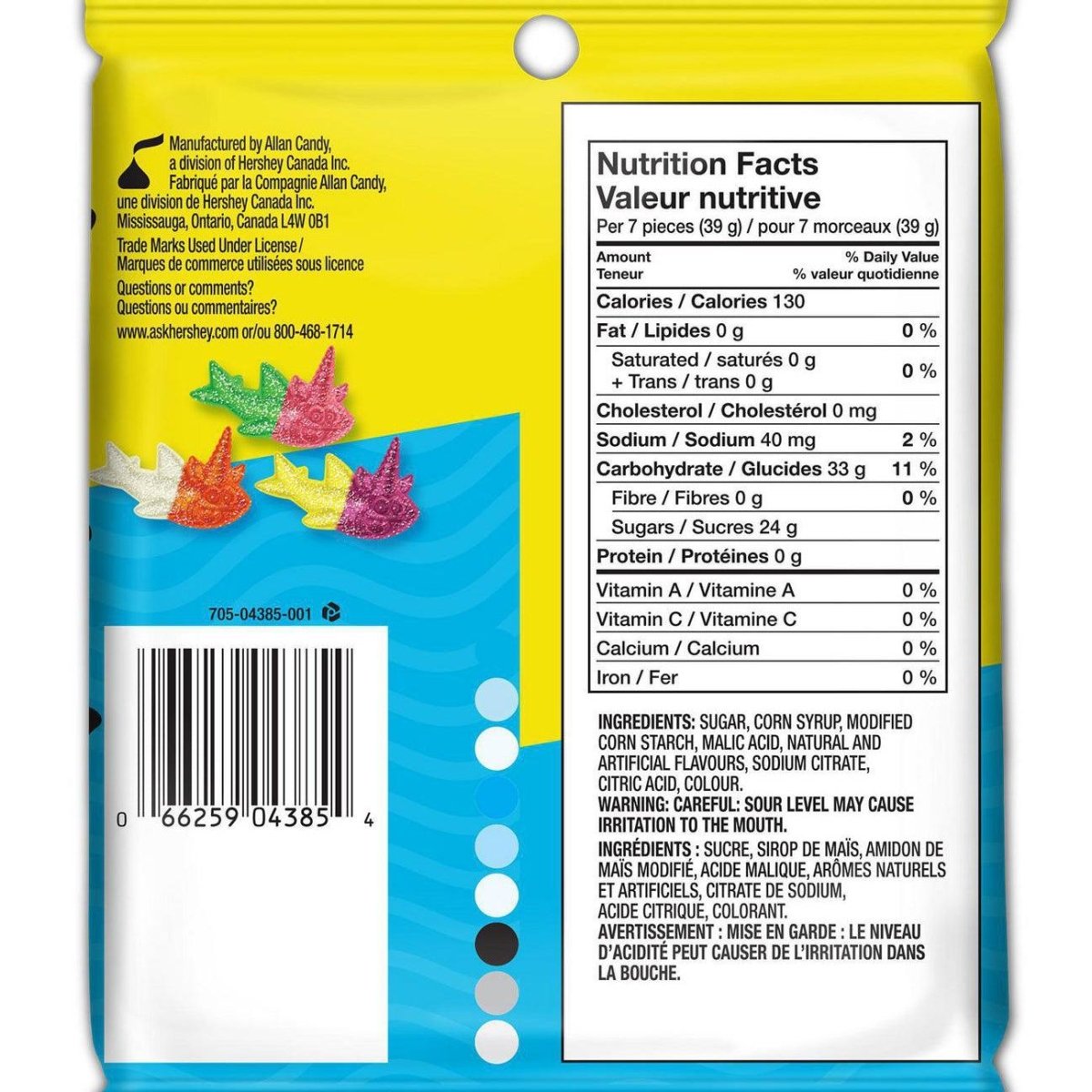 Jolly Rancher Misfits Tropical Unisharks (Canada) 182g