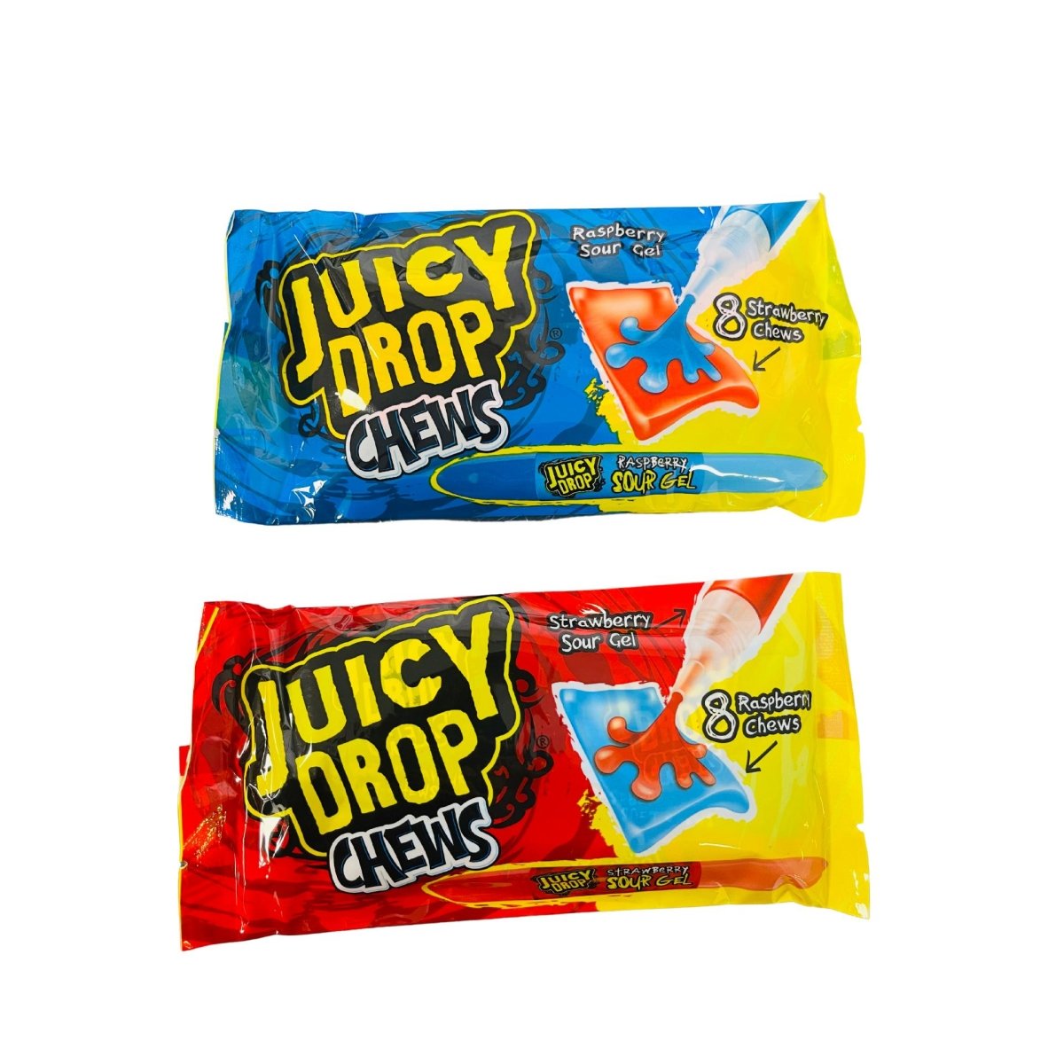 Juicy Drop Chews & Sour Gel 67g (Assorted Designs)