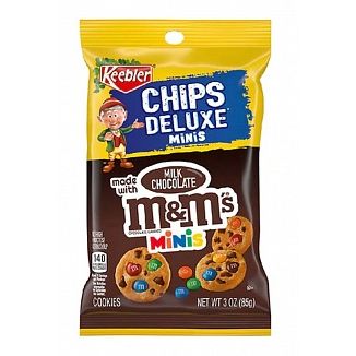 White Smoke Bite Size M&M Cookies