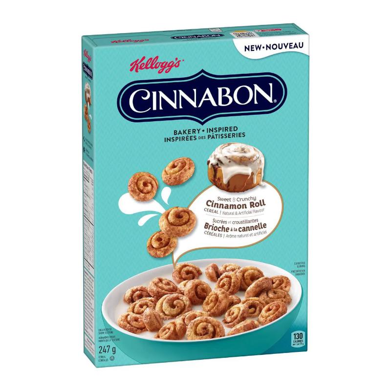 Kelloggs Cinnabon Cereal (Canada) 247g