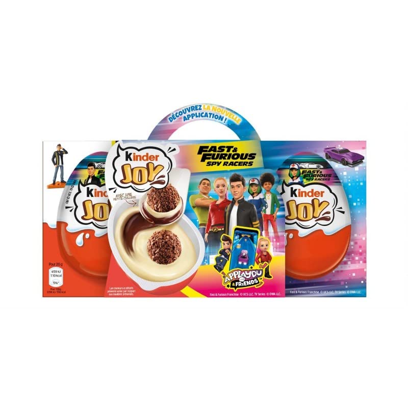 Kinder Joy Fast and Furious 3 x 20g