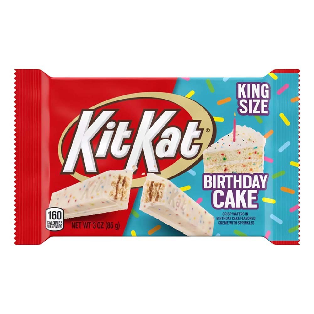 Kit Kat Birthday Cake Flavour King Size 85g