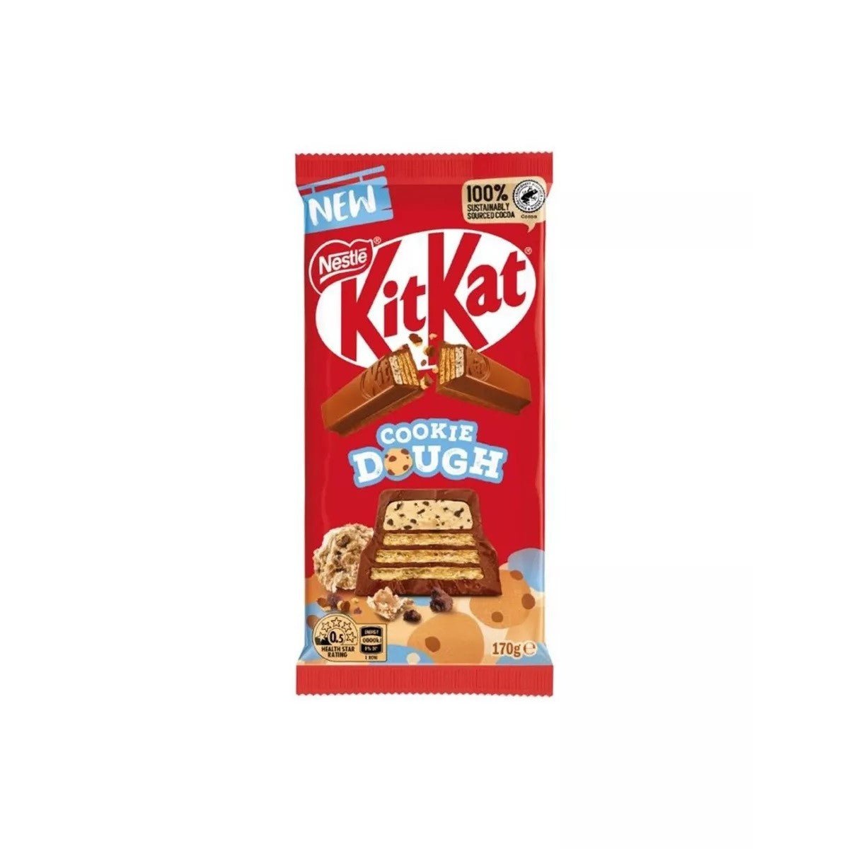 Kit Kat Chunky Cookie Dough XXL Bar 170g (Australia)