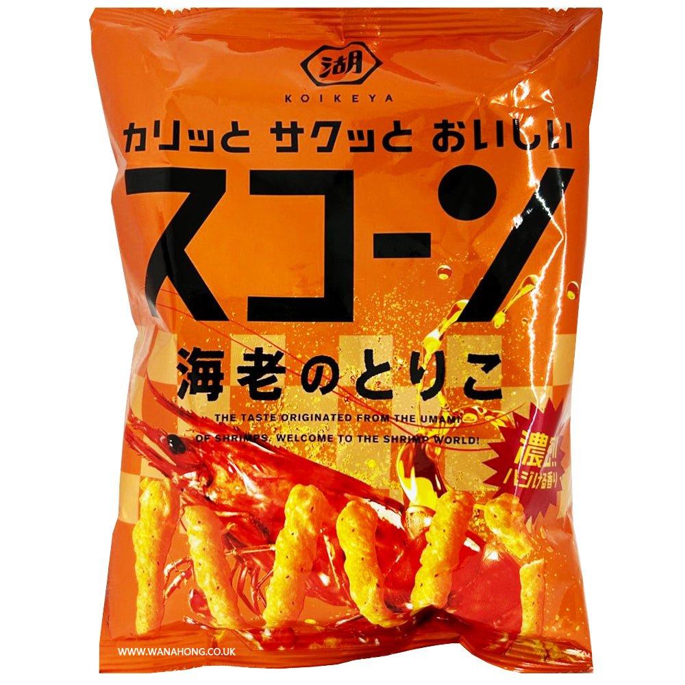 Koikeya Reichhaltiger Garnelen-Snack (Japan) 73 g