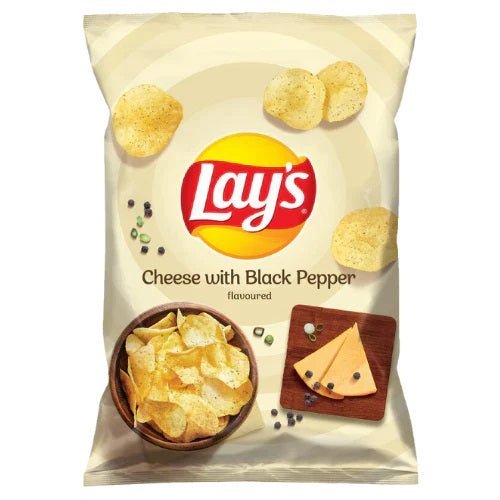 Lay's Käse mit schwarzem Pfeffer (EU) 130 g