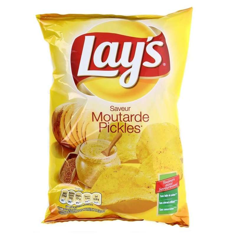 Lay's Crisps Mustard Pickle (France) 135g
