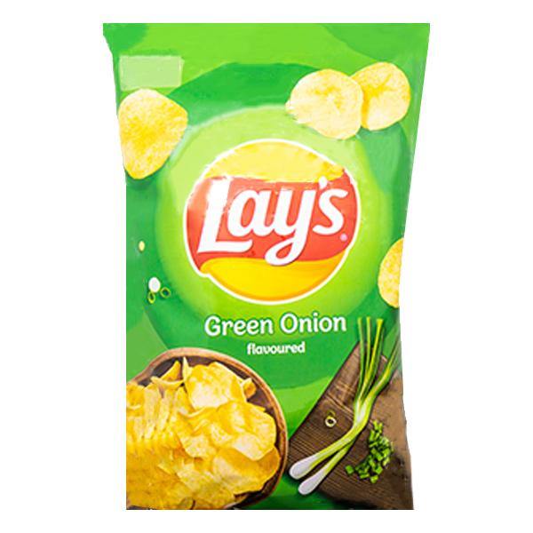 Lay's Green Onion Flavour Crisps (EU) 130g